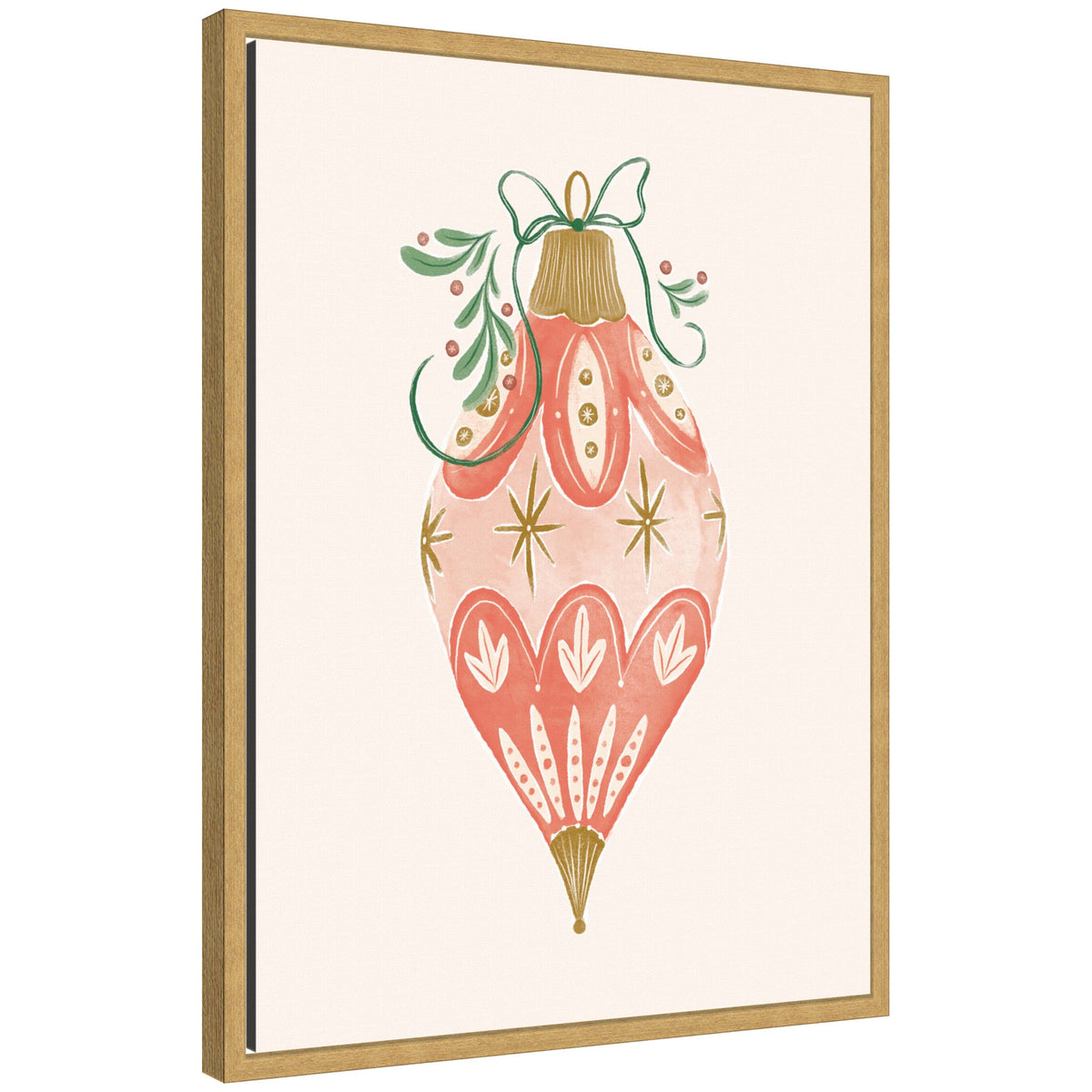 Sylvie Framed Canvas Holiday Ornament Collection 1 by Jill Labieniec