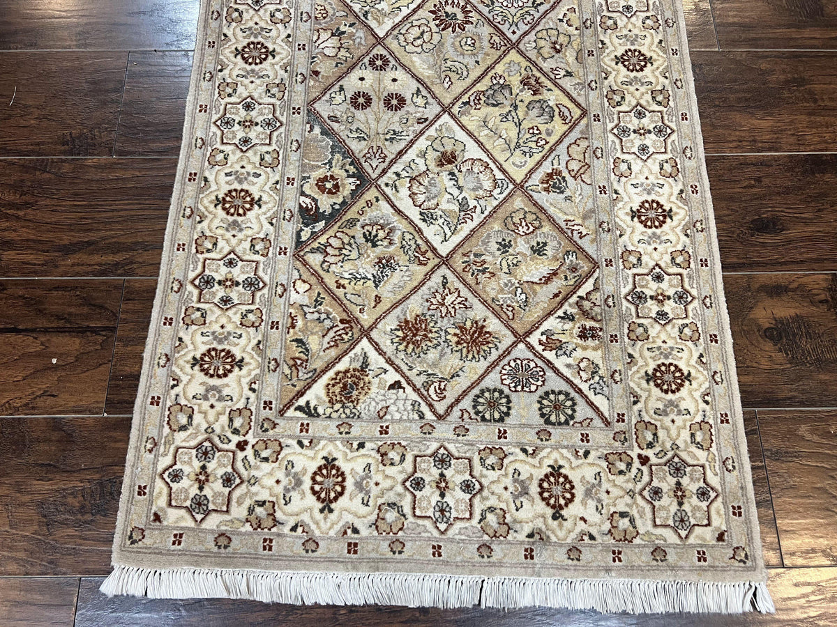 Pak Persiann Runner Rug 2.7 x 12, Handmade Wool Vintage Hallway Rug, Panel Design - Jewel Rugs, view 10