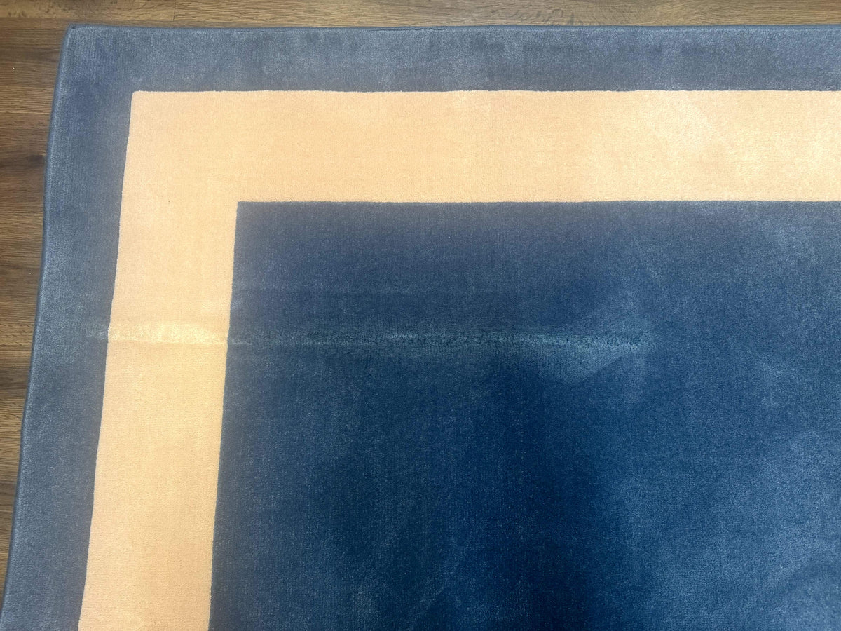 Blue and Cream Square Rug 10x10 ft, Large Square Carpet - Jewel Rugs, view 7