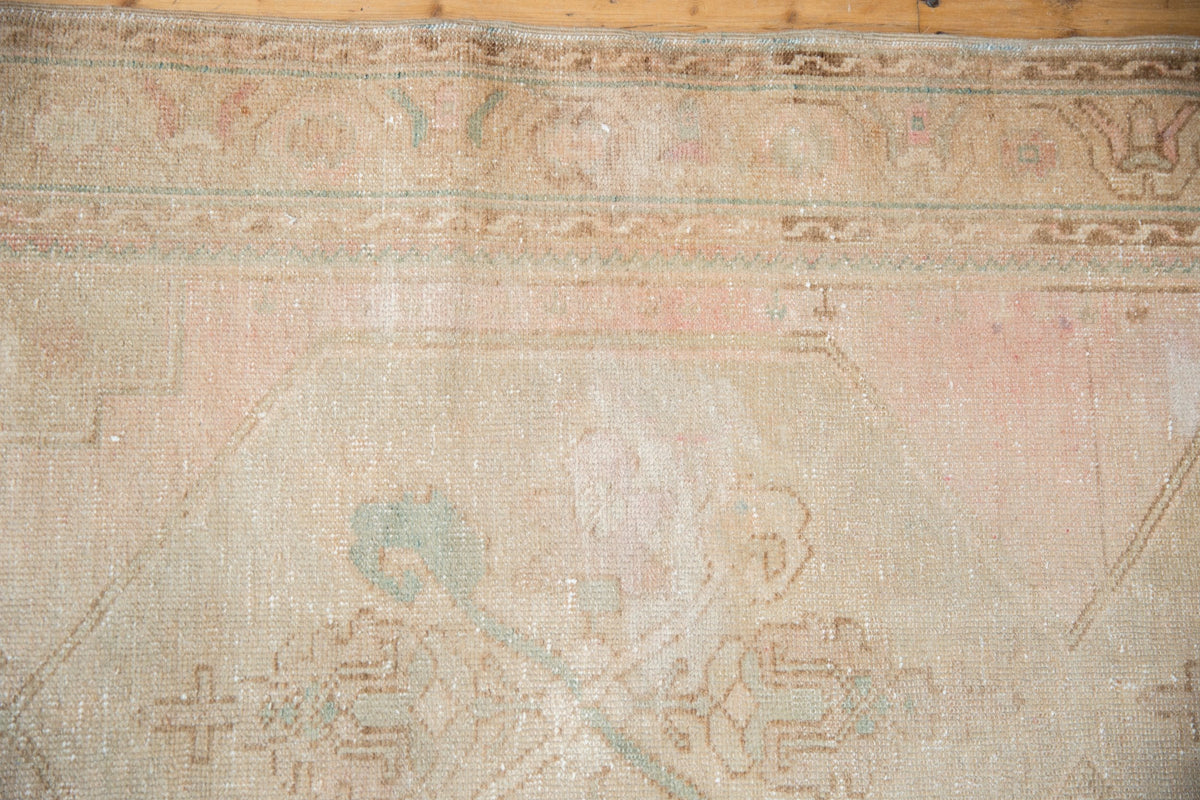 3.5x10.5 Vintage Distressed Oushak Rug Runner