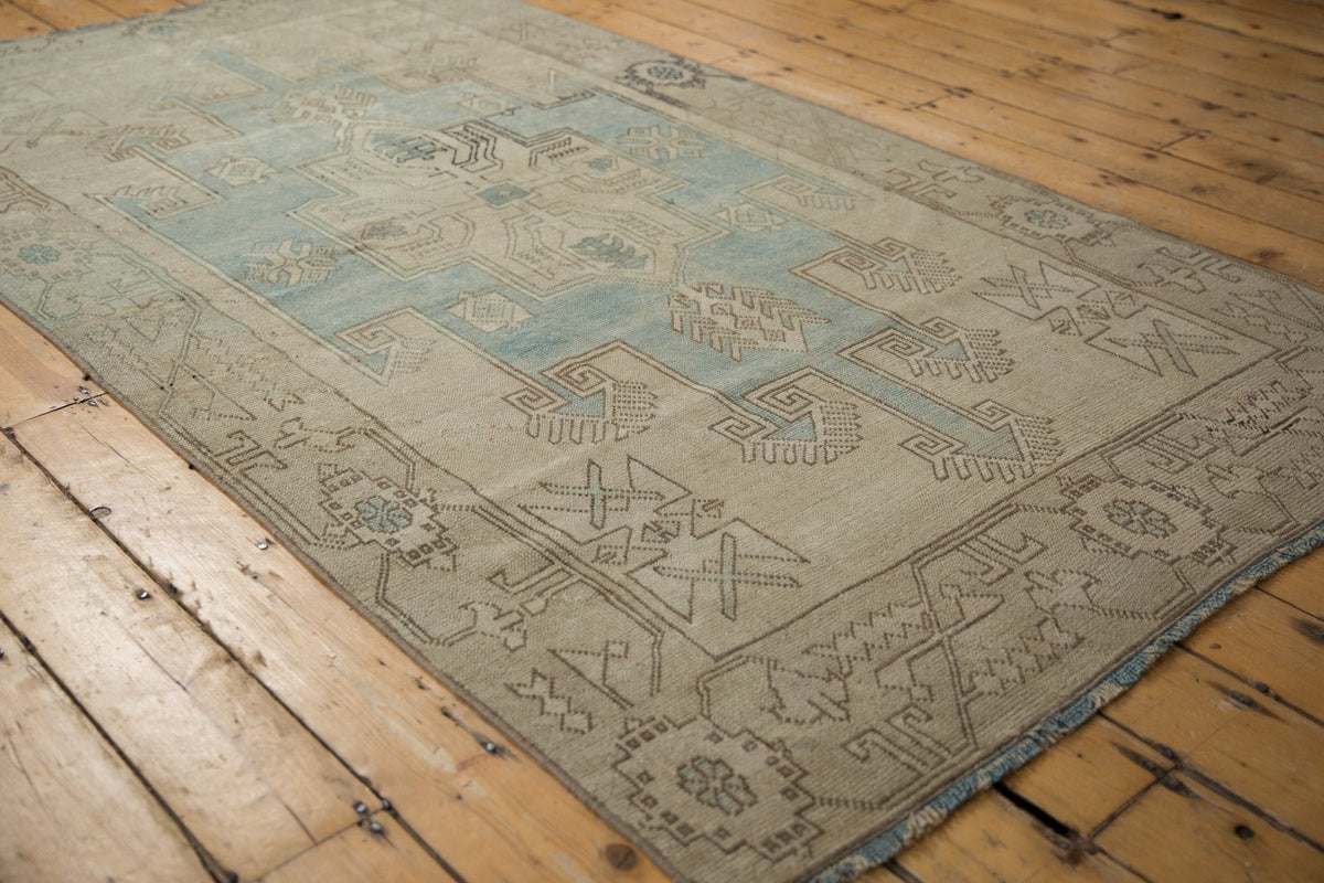 4.5x8.5 Vintage Distressed Oushak Rug