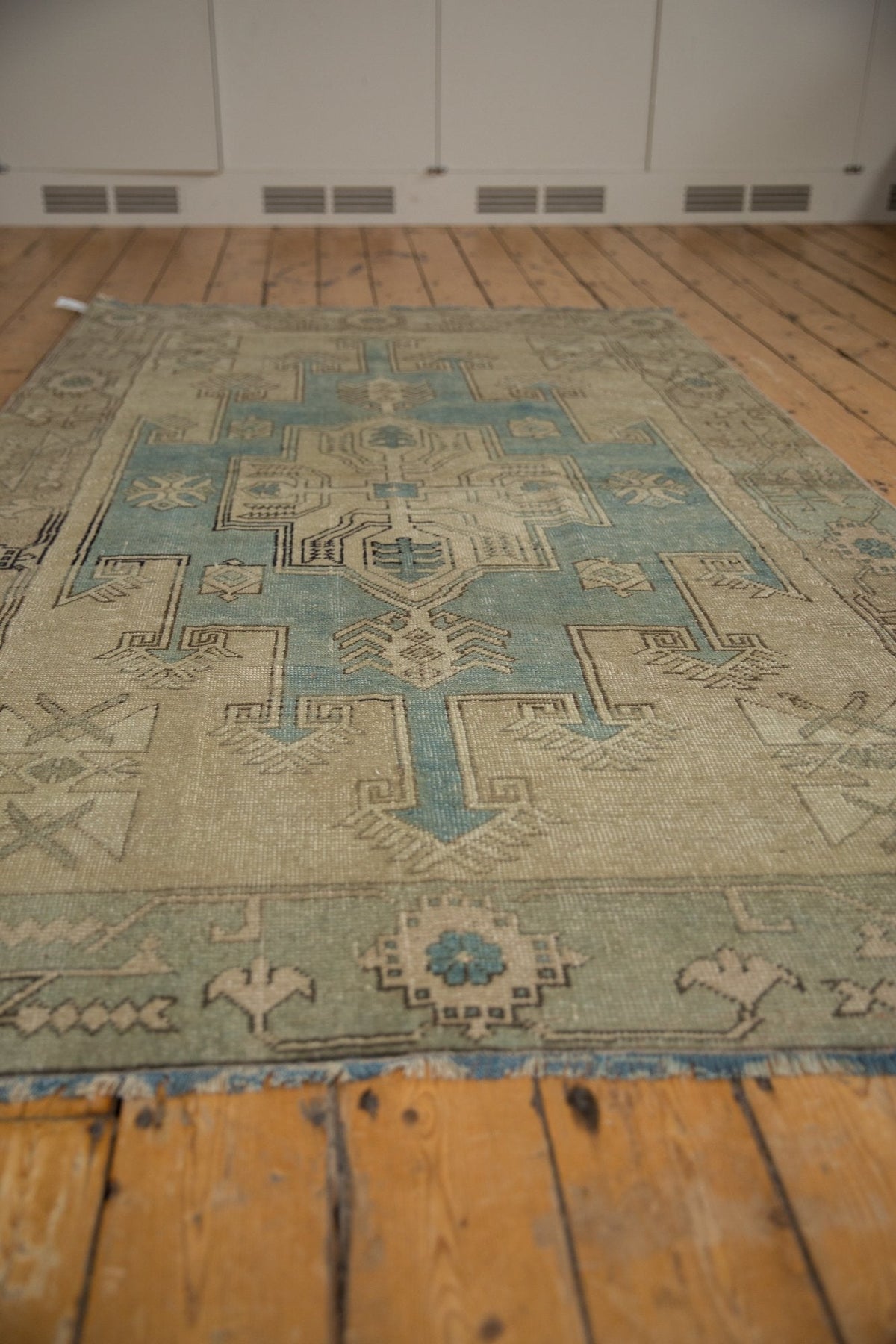 4.5x8.5 Vintage Distressed Oushak Rug