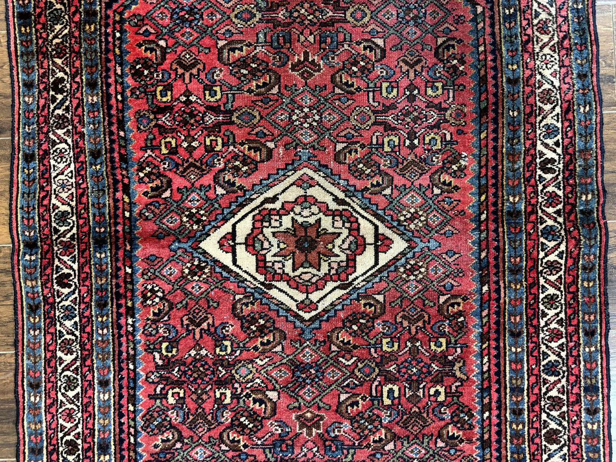 Antique Persian Tribal Rug 3.6 x 5, Hamadan Angelas Rug - Jewel Rugs, view 5