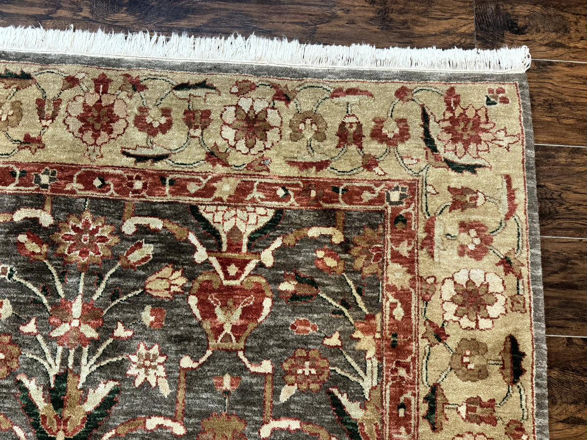Pak Persian Mahal Rug 6x9, Floral Handmade Wool Traditional Oriental Carpet - Jewel Rugs, view 8