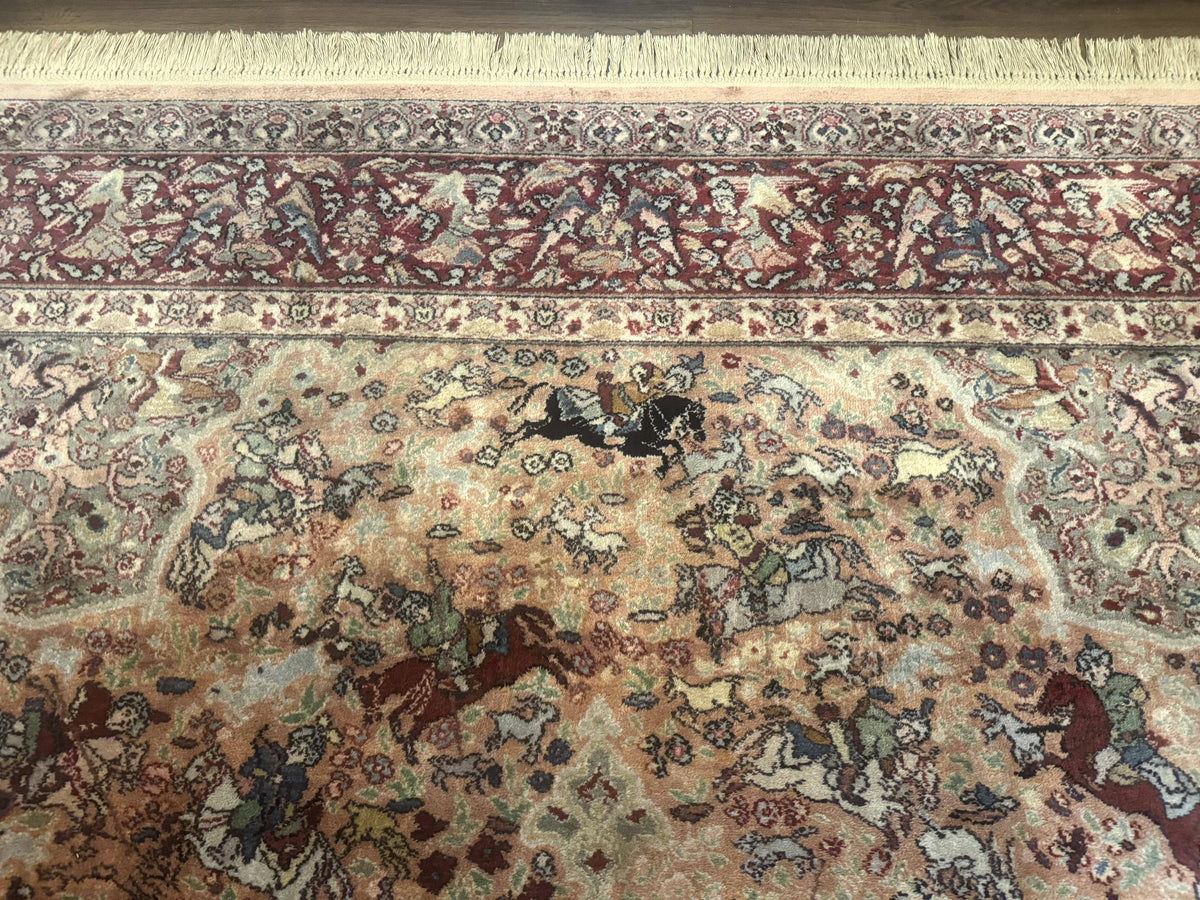 Karastan Rug 8.8 x 12 Persian Hunting Rug #723, Wool Area Rug - Jewel Rugs, view 3
