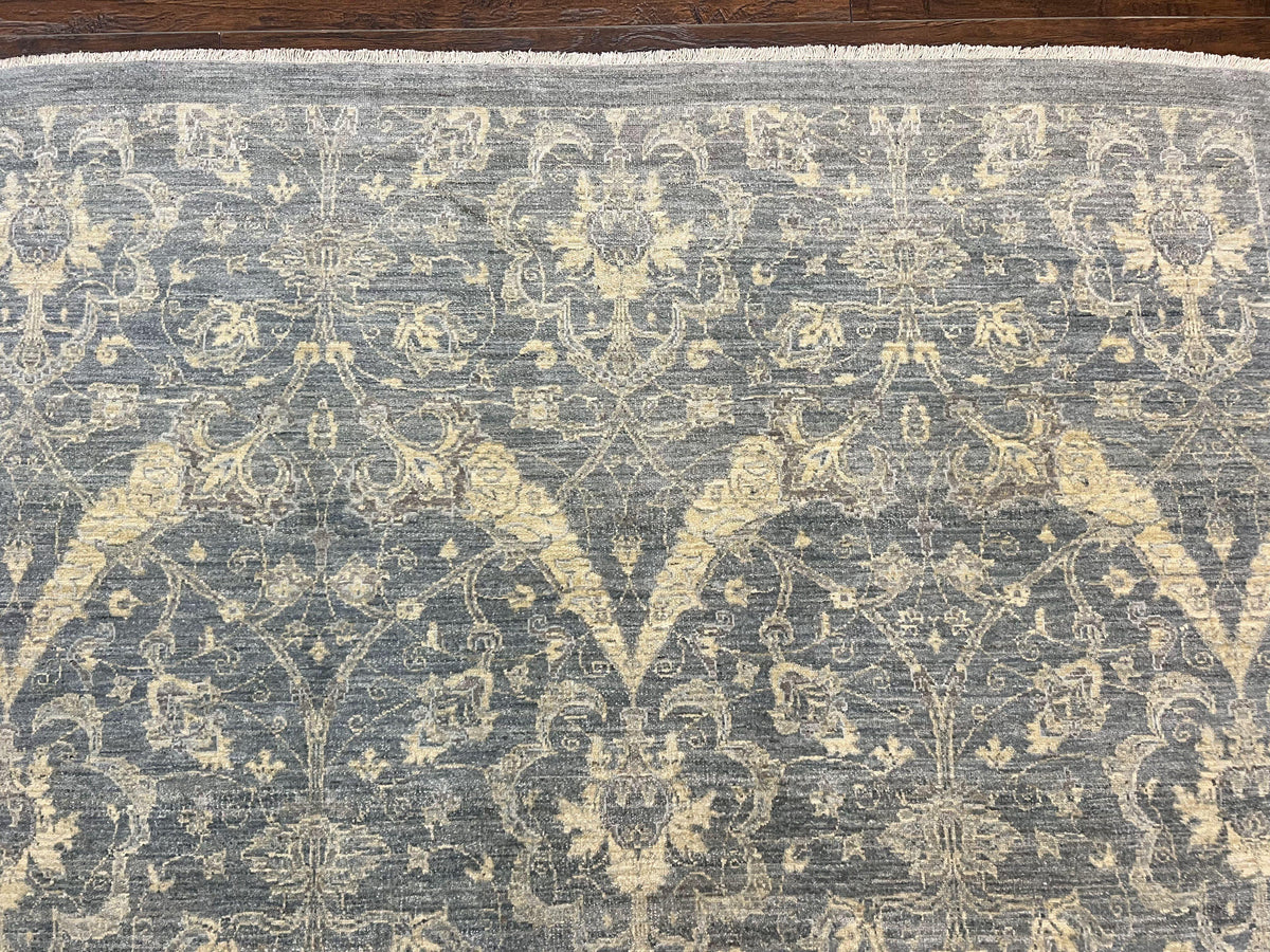 Contemporary Pakistani Rug 5 x 6.6, Handmade Floral Wool Rug, Spanish Pattern - Jewel Rugs, view 3