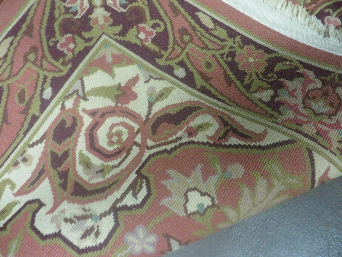 Chinese Wool Rug 3x5 Vintage Handmade Oriental Carpet Floral Medallion - Jewel Rugs, view 10