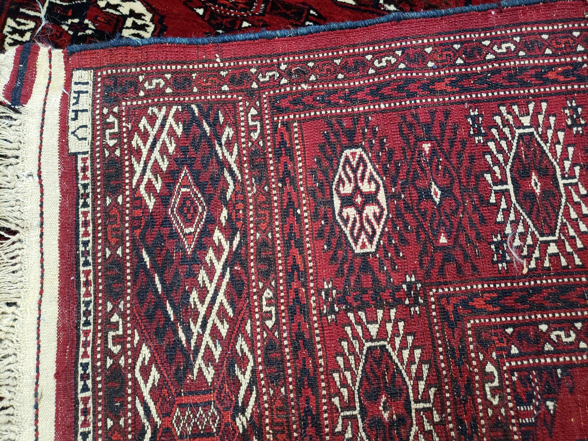 Persian Turkoman Rug 8 x 12.5 - Jewel Rugs, view 11