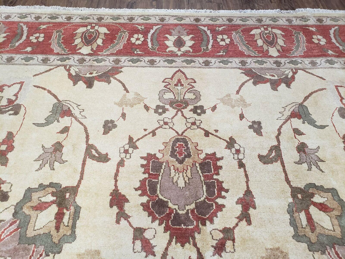 9' X 12' One-Of-A-Kind William Pak Peshawar Hand-knotted Wool Rug Nice - Jewel Rugs, view 4