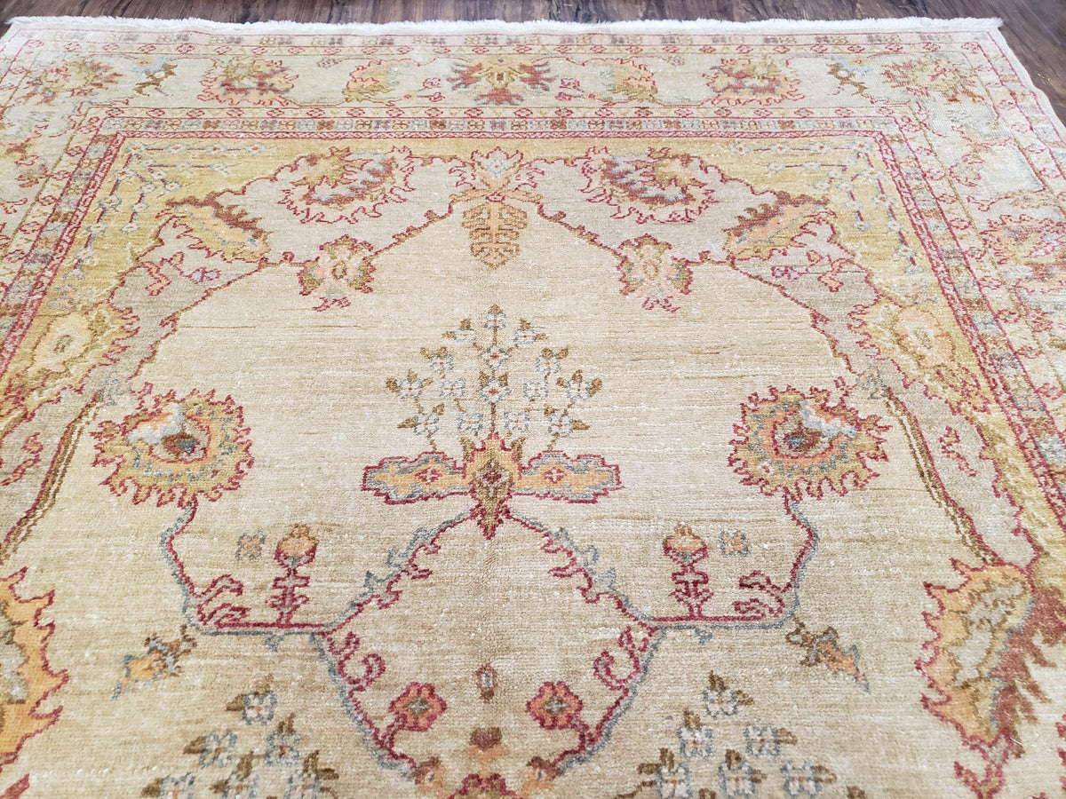 6x9 Turkish Oushak Rug, Wool Rug, Hand Knotted - Jewel Rugs, view 5