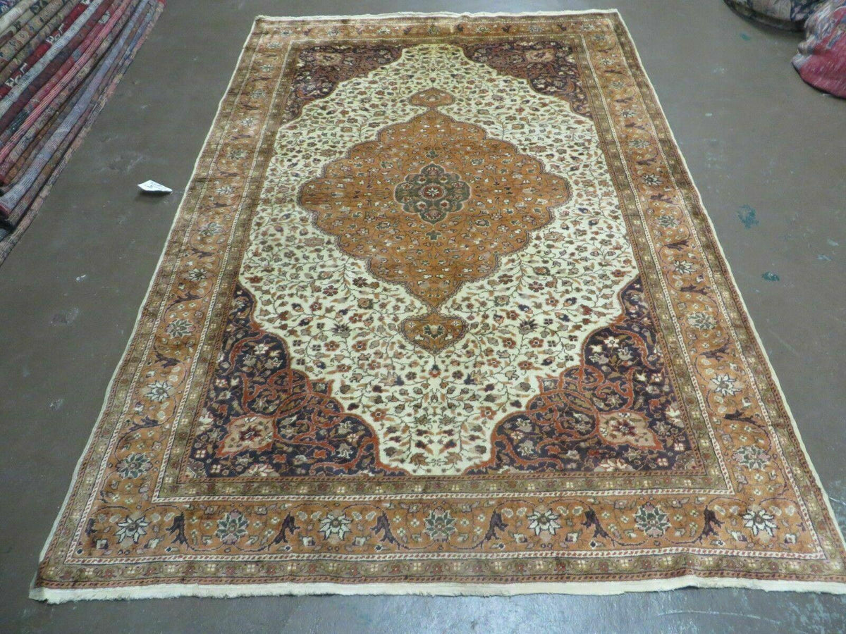 5' X 7' Vintage Handmade Turkish Sivas Silky Wool Oriental Rug Beauty Highly Detailed Traditional Home Décor - Jewel Rugs, view 2