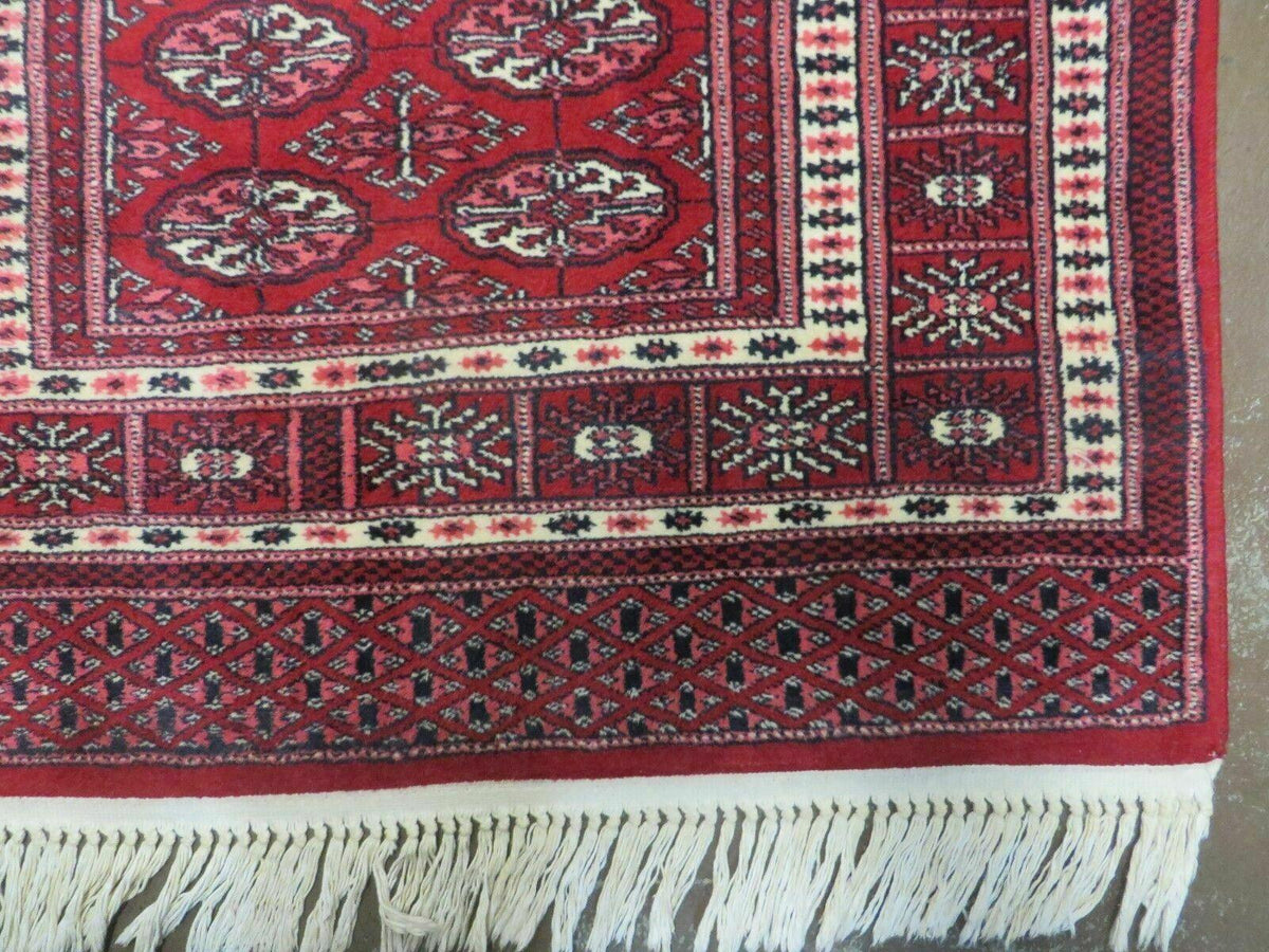 3' X 5' Vintage Fine Handmade Turkoman Bokhara Yamud Rug Carpet Nice - Jewel Rugs, view 10