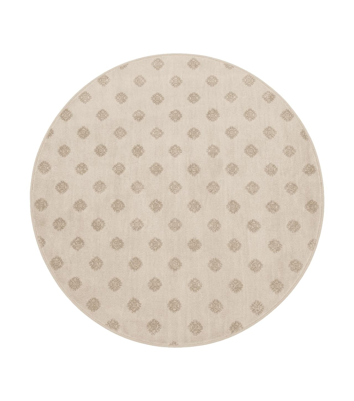 Round Power Loomed Rug 5x5, Contemporary Modern Round Carpet, 5ft Round - Jewel Rugs