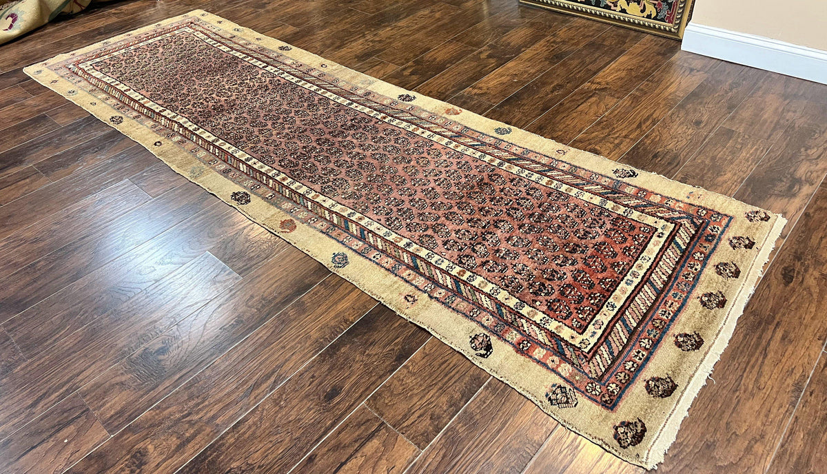 Antique Persian Sarab Runner Rug 3x11, Wool Camel Hair, Tribal Carpet for Hallway 3 x 11, Antique 1920s Rug, Handmade - Jewel Rugs, view 13