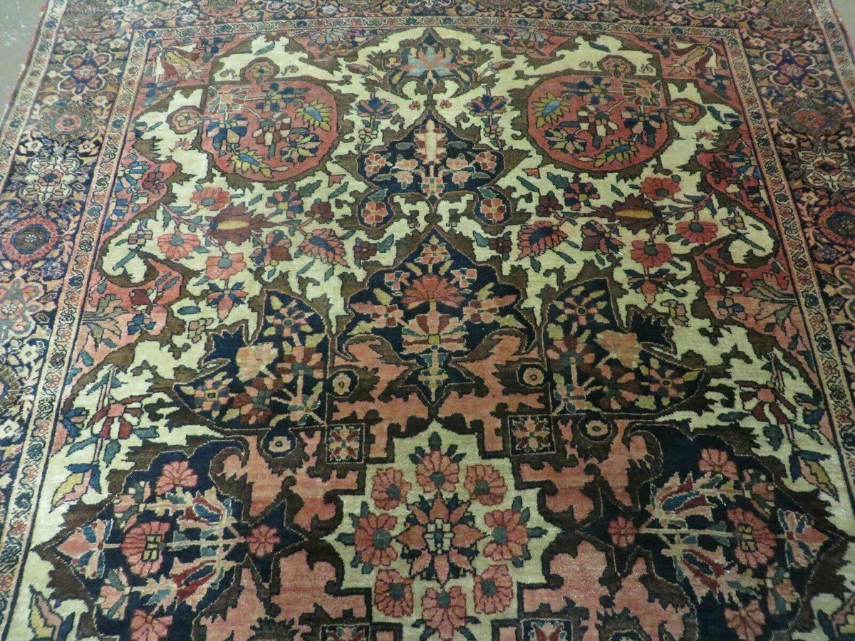 4' X 6' Antique Ultra Fine Handmade India Floral Oriental Wool Rug Carpet Nice - Jewel Rugs, view 12