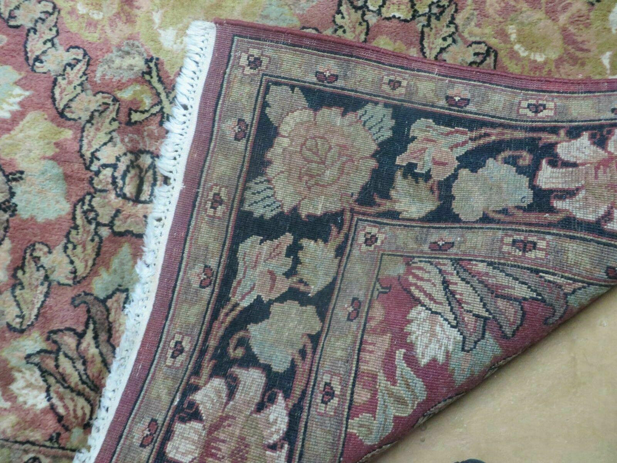6' X 9' Handmade India Floral Oriental Wool Rug Carpet - Jewel Rugs, view 10