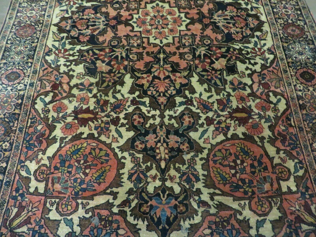 4' X 6' Antique Ultra Fine Handmade India Floral Oriental Wool Rug Carpet Nice - Jewel Rugs, view 13