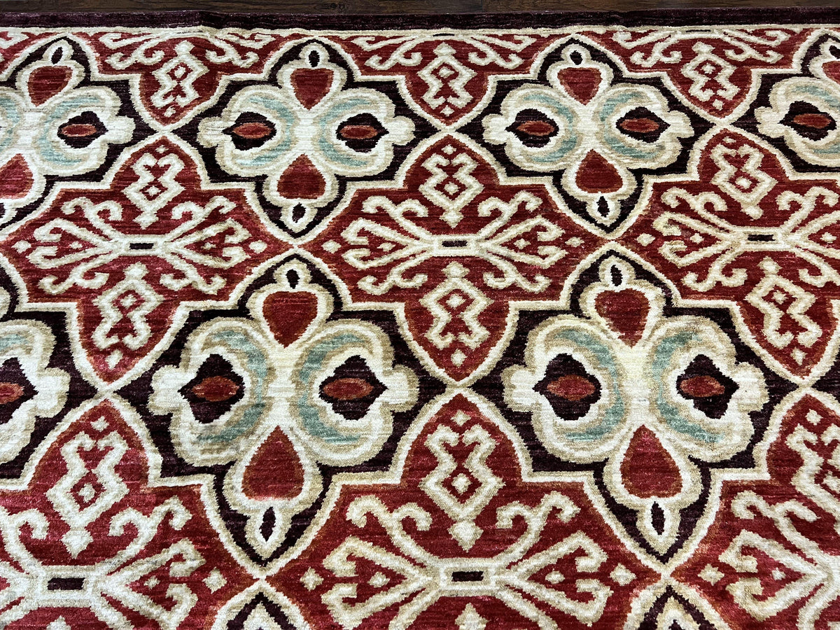 Portuguese Rug 9x12, Vintage Carpet, Handmade Wool Rug - Jewel Rugs, view 4