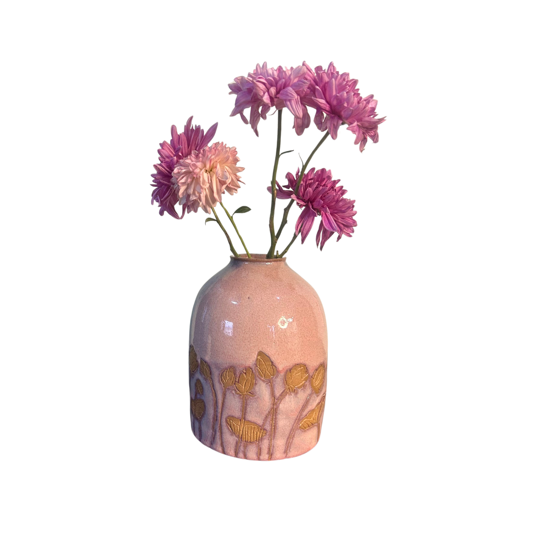 Vase - Pink bloom - set of 2 image 0