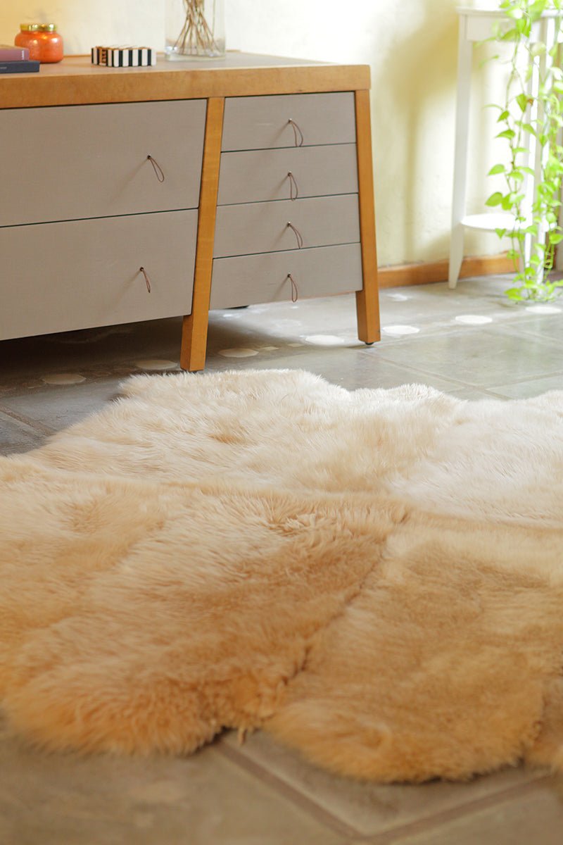 8-Pelt Irregular Area Rug - Homelosophy, view 7