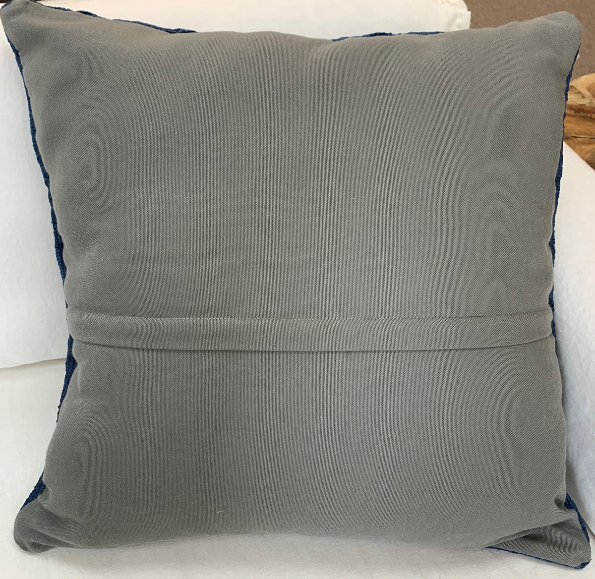 Vintage Turkish Hemp Pillow Cover19x19 Small Navy (size & color vary)