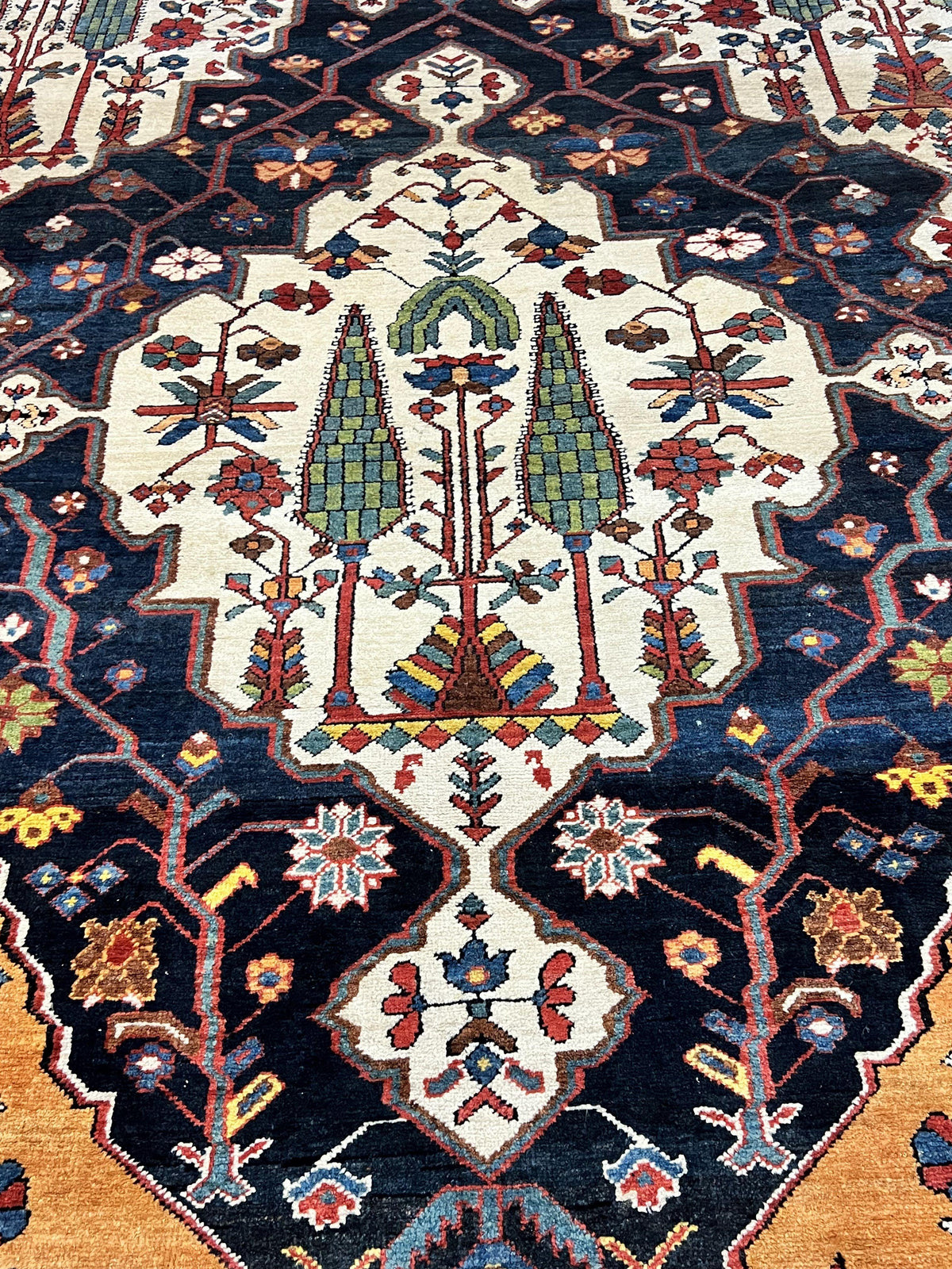 Antique Persian Bakhtiari Rug 14x19 – Rare Palace Size Carpet - Jewel Rugs, view 5