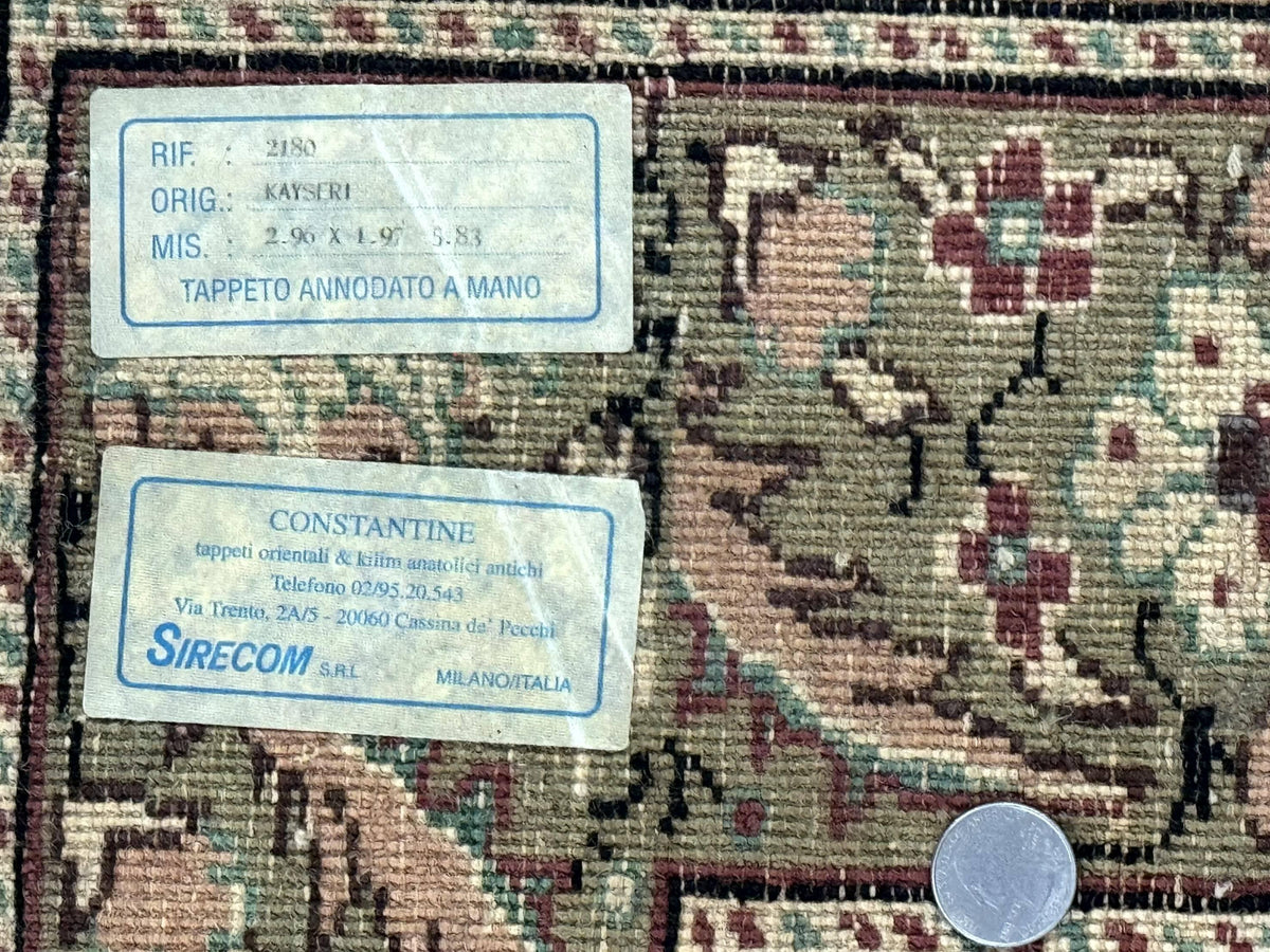 Antique Turkish Kayseri Rug 7x10 - Jewel Rugs, view 11