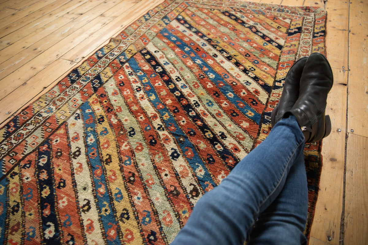 3.5x8.5 Antique Kurdish Rug Runner