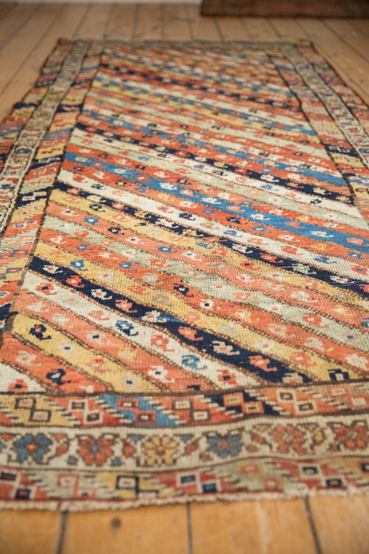 3.5x8.5 Antique Kurdish Rug Runner