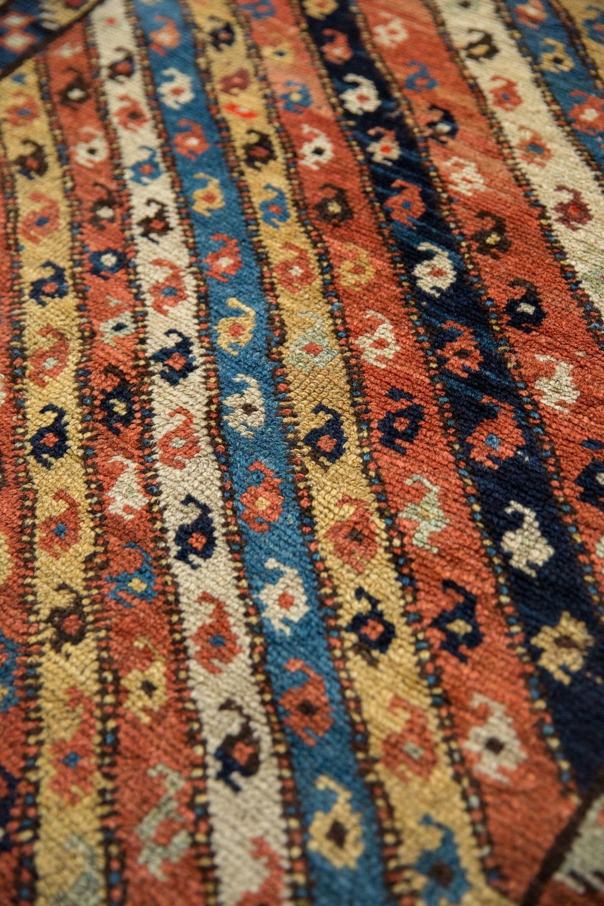 3.5x8.5 Antique Kurdish Rug Runner
