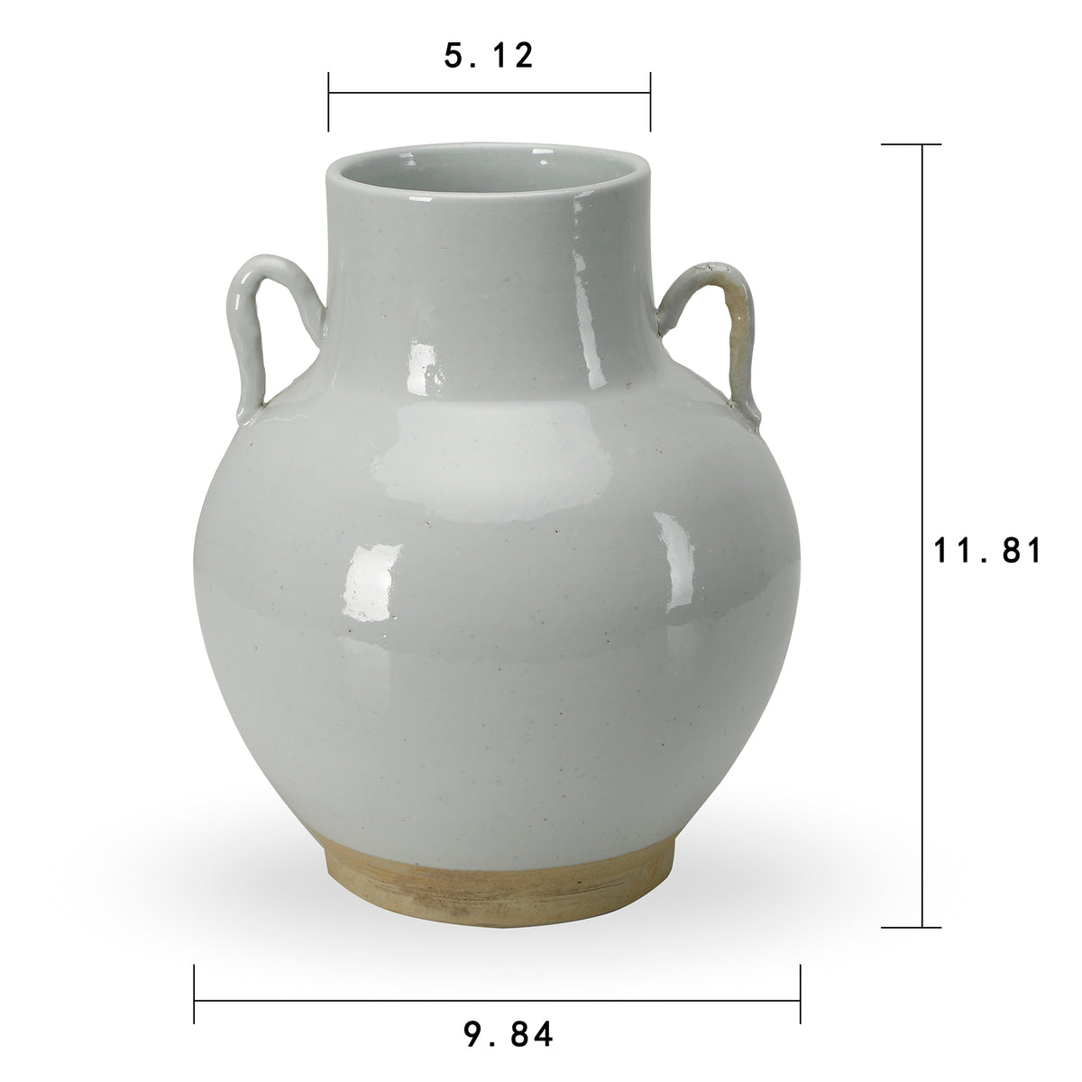 12" Clara Vase with Two Handles