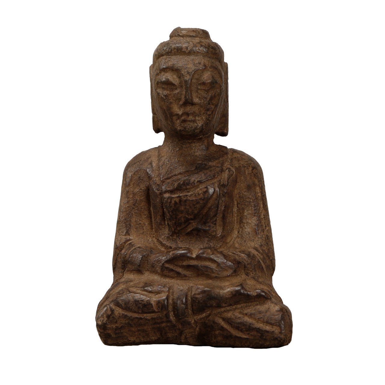 Bluestone Hand-Carved Praying Buddha