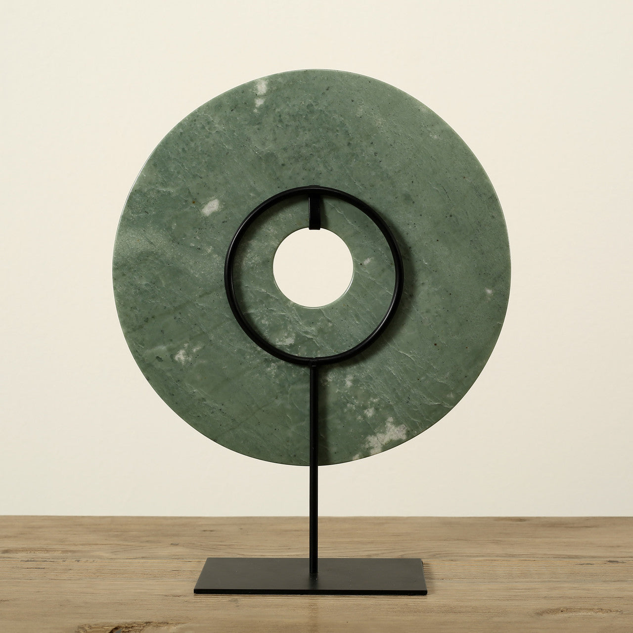 Marble Disk Statue with Stand image 4