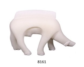 White Marble Boar 8x4x7H image 3