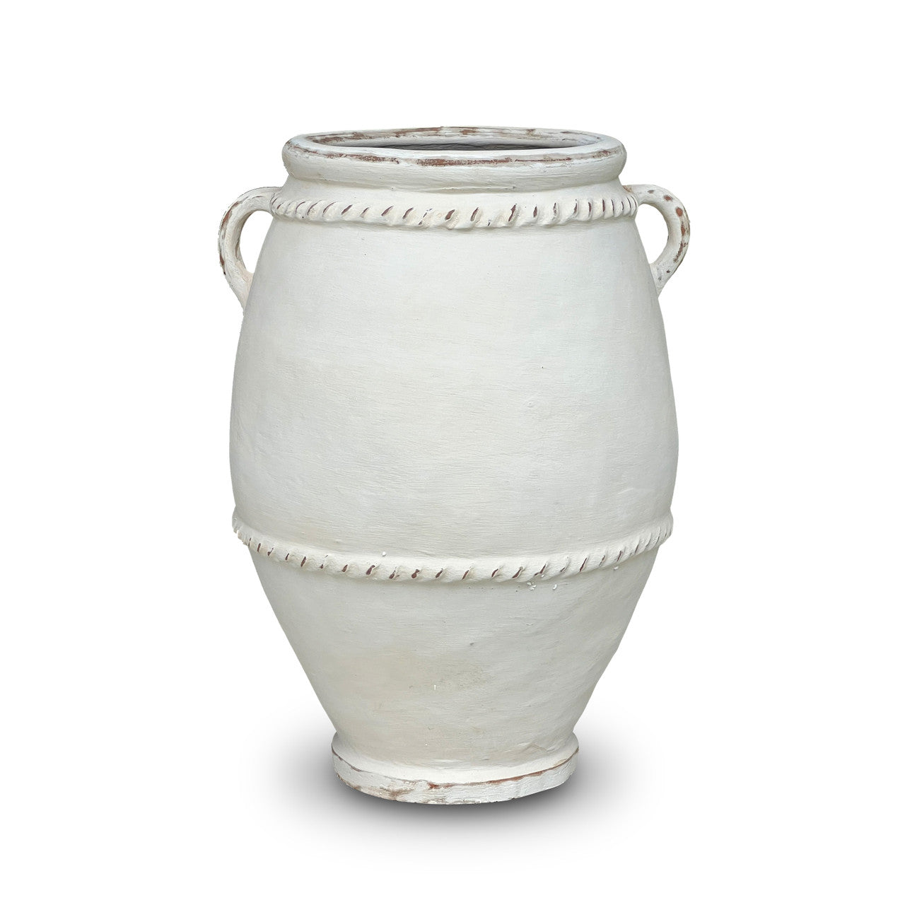 Approx.23 Inches Planter with Two Handles Natural Sand Tone