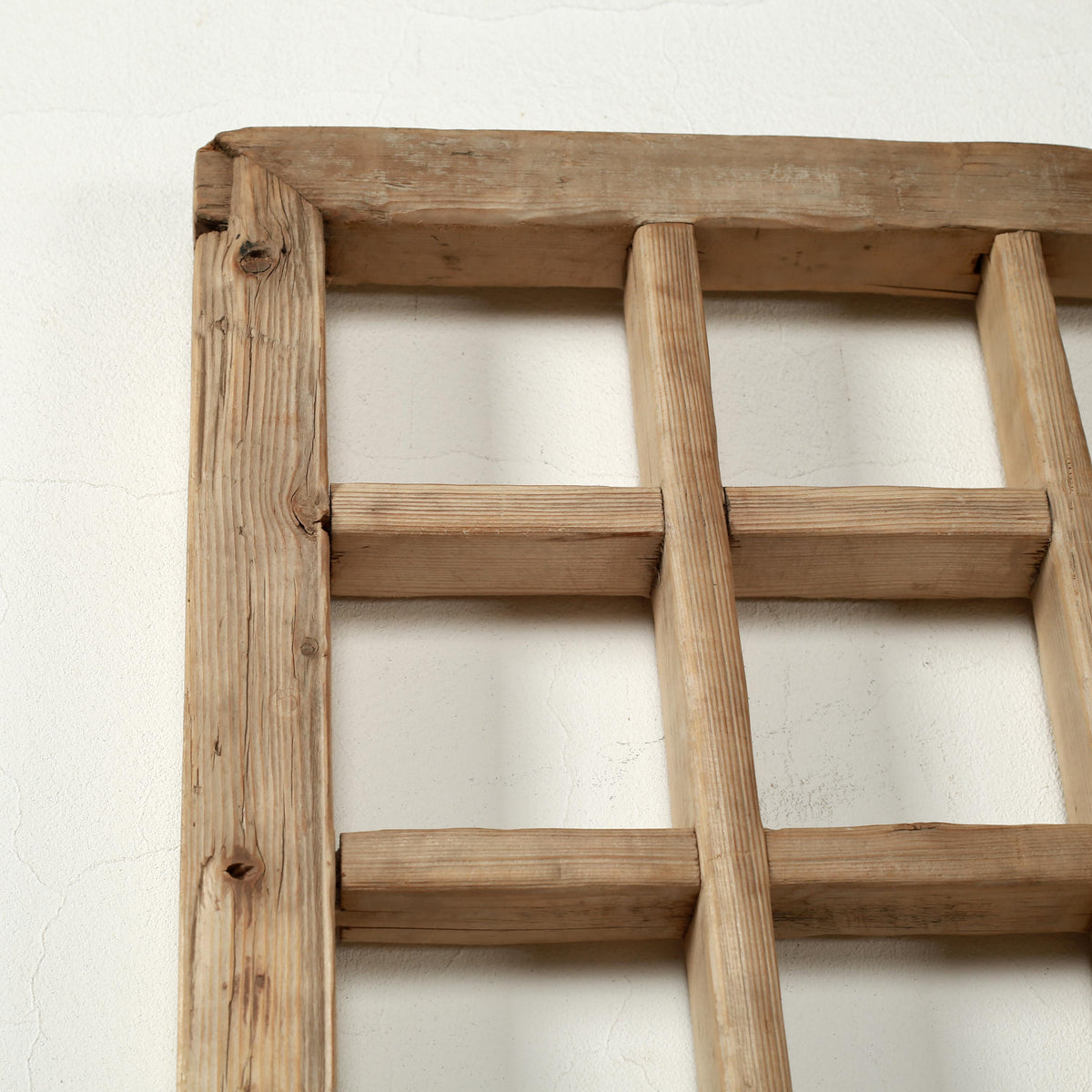 Vintage Wooden Lattice Wall Panel 38" W x 45" H