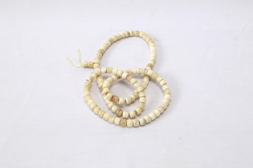 Approx. 23 Inches Long Creamy White Natural Bone Bead image 2