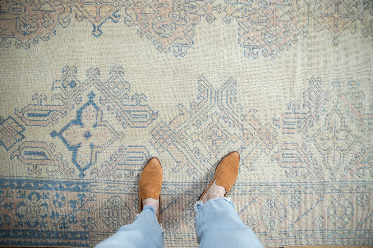 6.5x9 Vintage Distressed Oushak Carpet