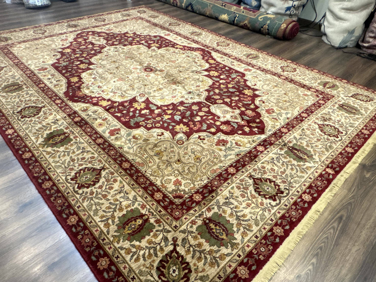 Karastan Rug 8.8 x 12, Antique Legends Royal Tabriz, Wool Pile, Vintage, Rare Design - Jewel Rugs, view 14