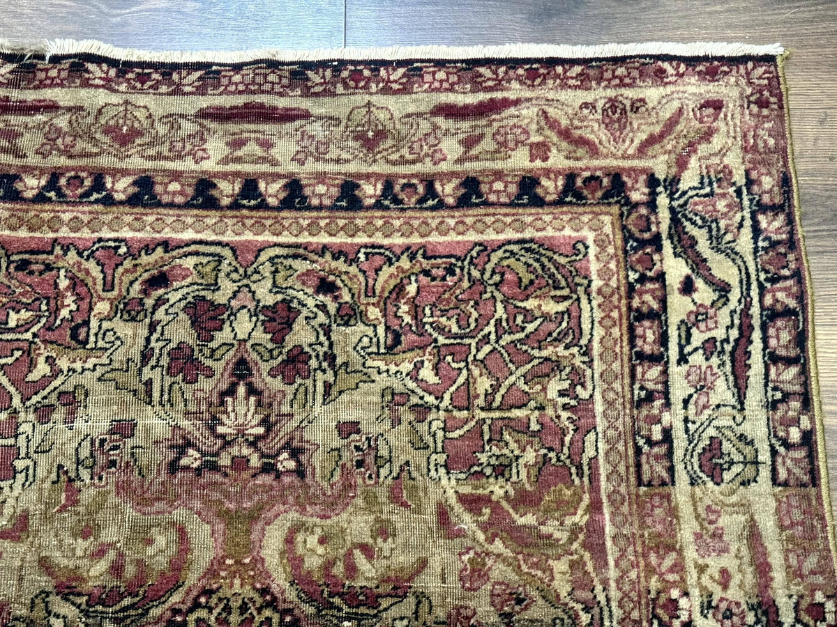 Antique Persian Lavar Rug 3x5, Persian Kerman Rug, Traditional Persian Carpet - Jewel Rugs, view 8