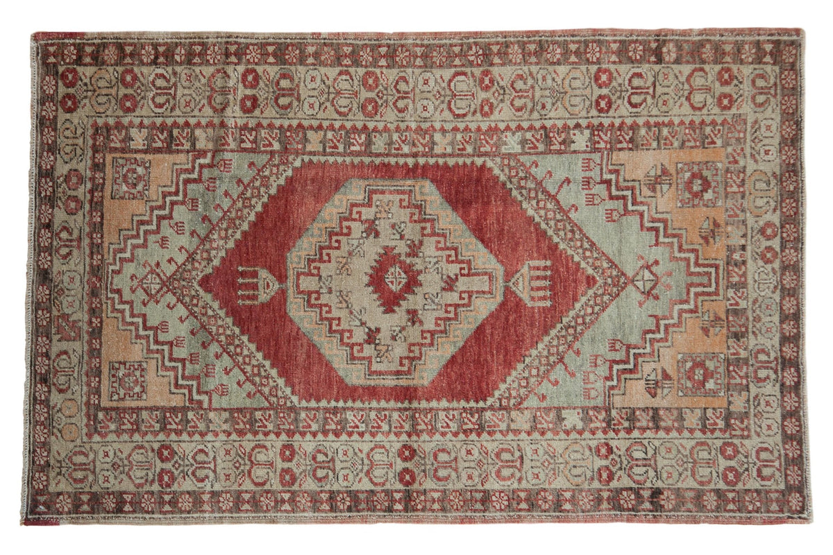 3.5x6 Vintage Distressed Oushak Rug