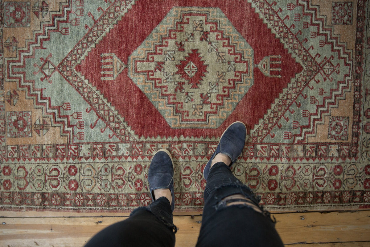 3.5x6 Vintage Distressed Oushak Rug