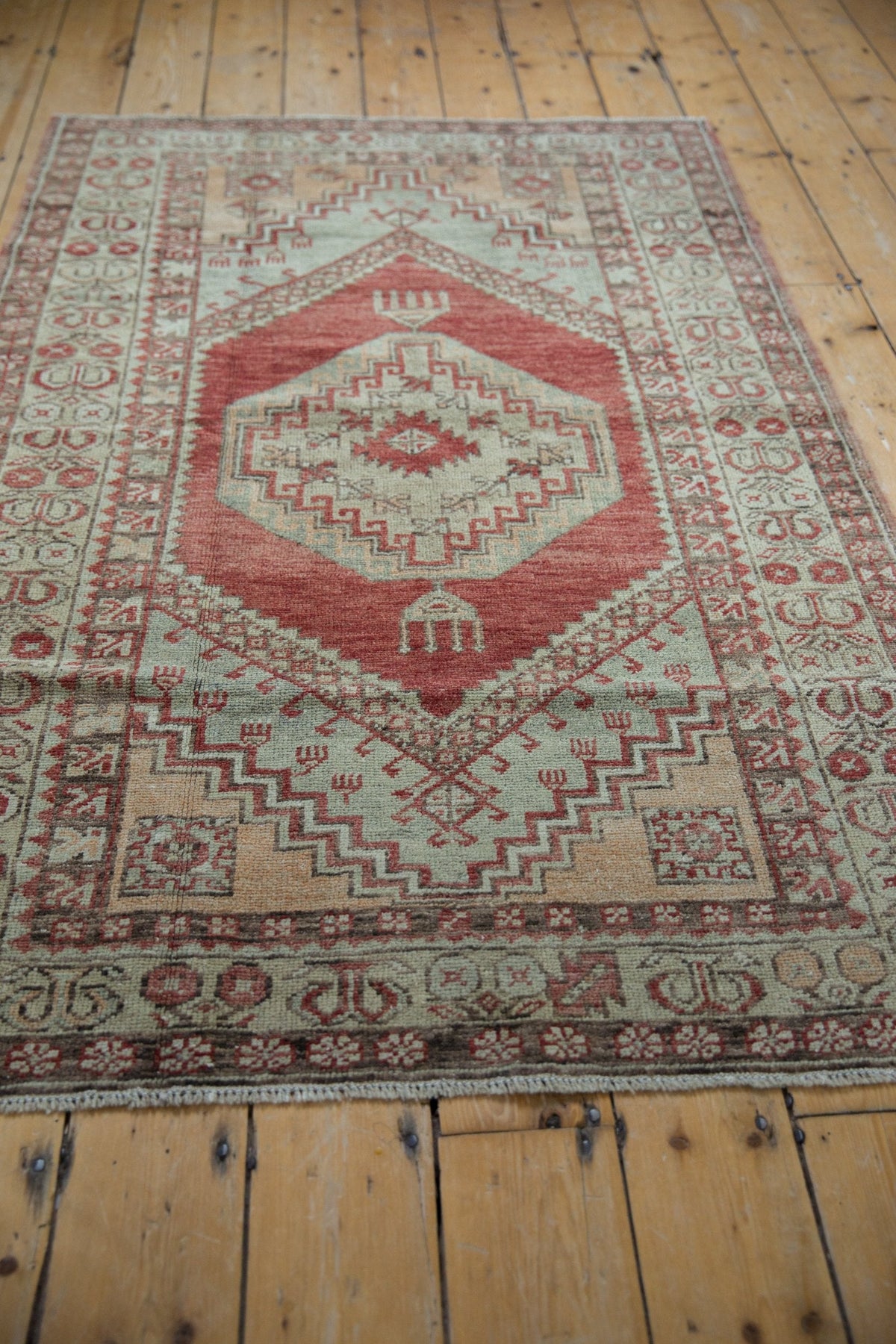 3.5x6 Vintage Distressed Oushak Rug