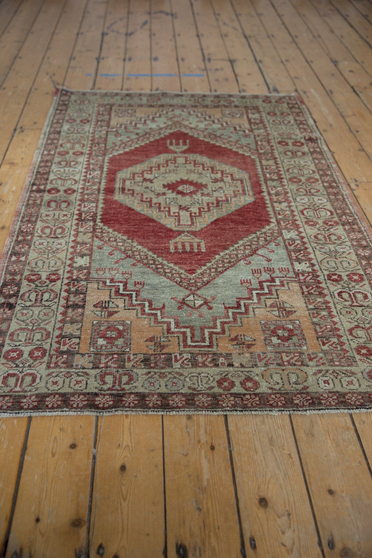 3.5x6 Vintage Distressed Oushak Rug