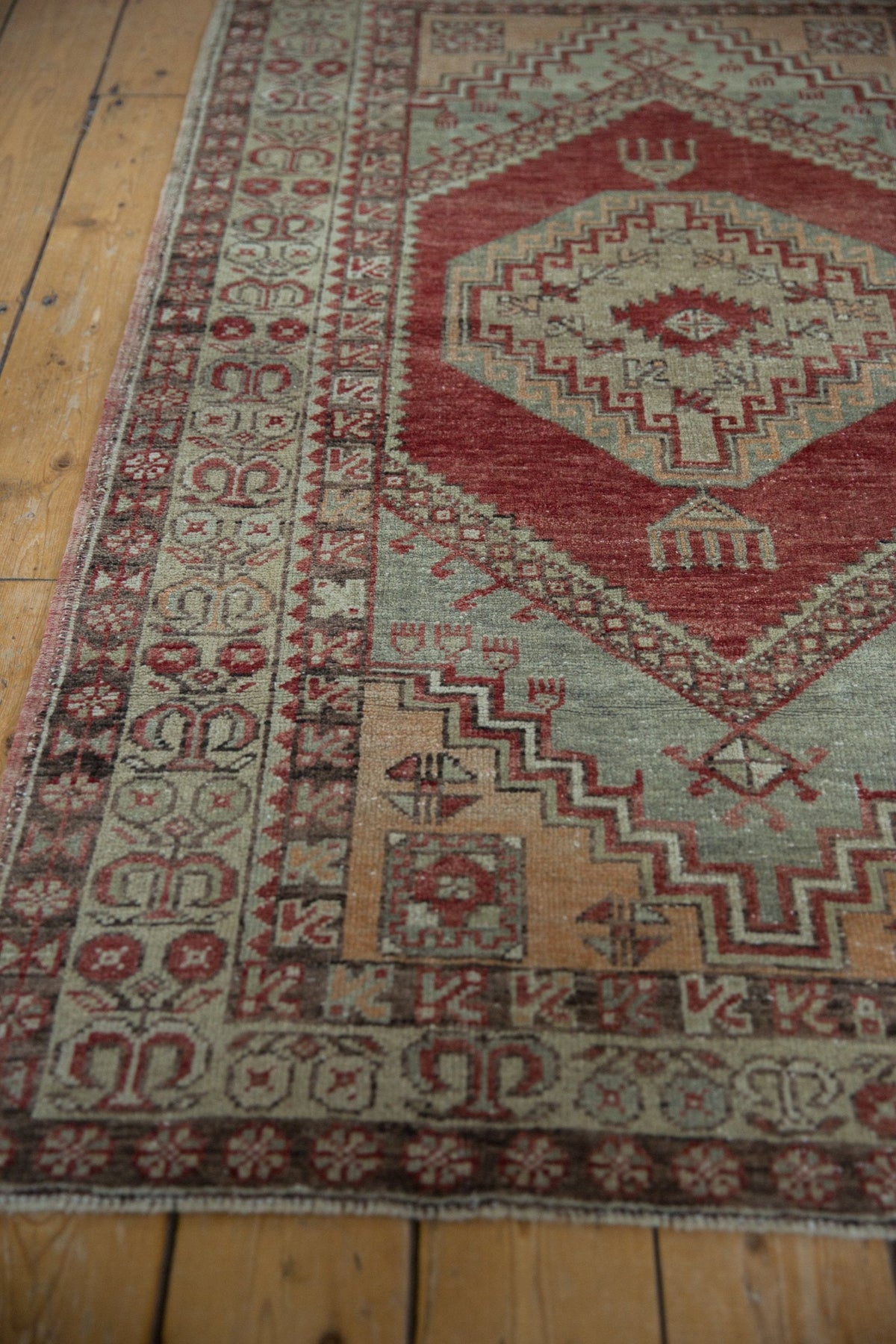 3.5x6 Vintage Distressed Oushak Rug