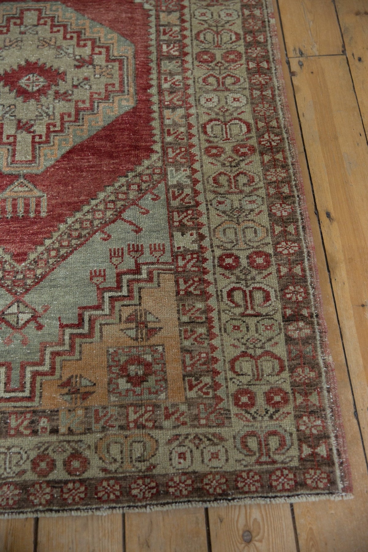 3.5x6 Vintage Distressed Oushak Rug