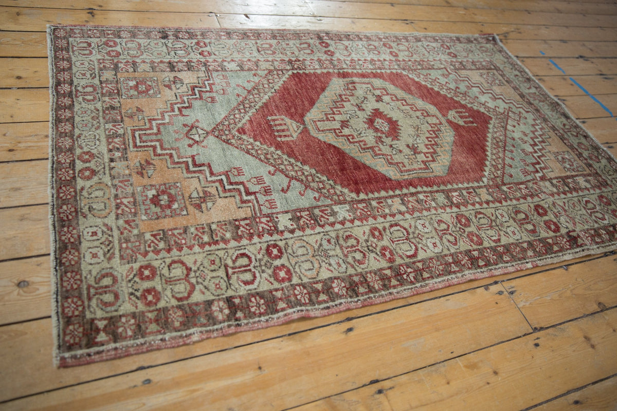 3.5x6 Vintage Distressed Oushak Rug