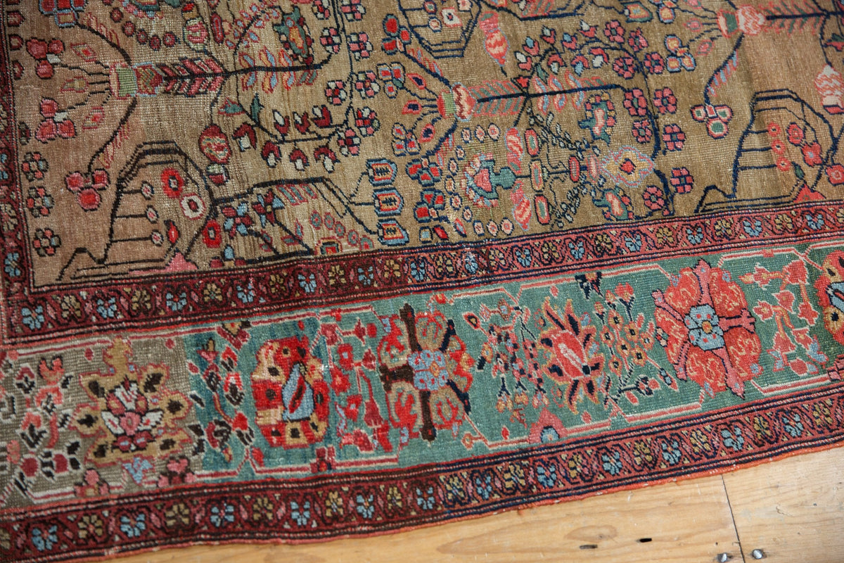 4x6.5 Antique Farahan Sarouk Rug