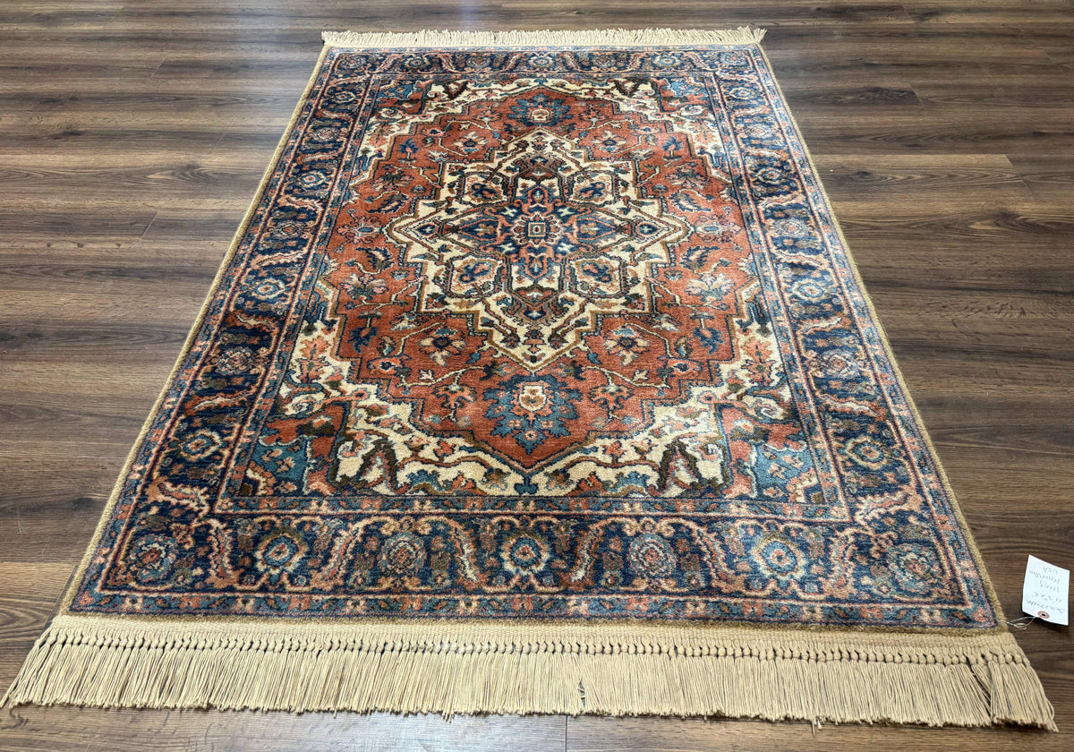 Karastan Rug 4x6, Vintage Karastan #744 Antique Serapi Pattern, Wool Pile, Original 700 Series Karastan Carpet - Jewel Rugs, view 2