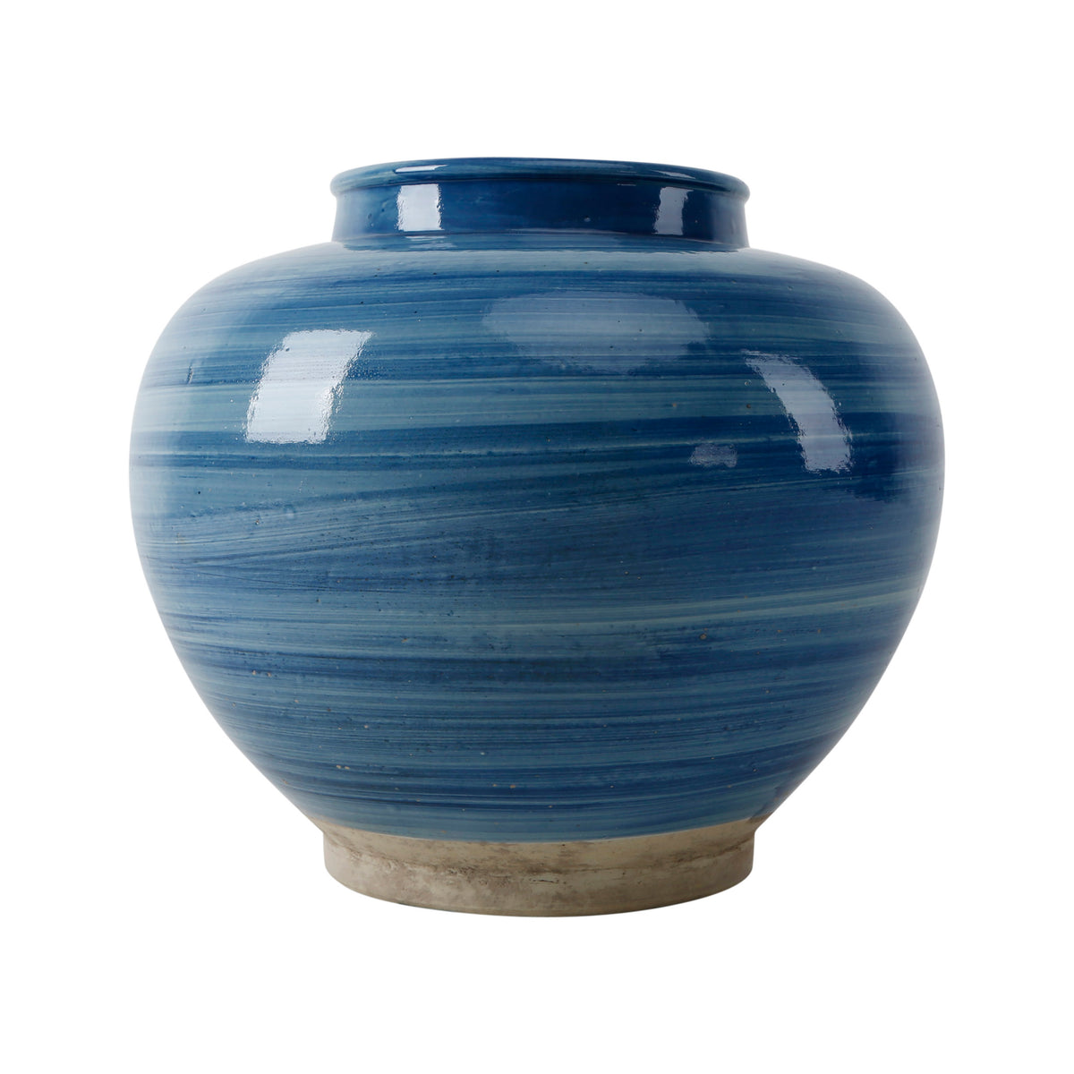Sky Blue Round Jar 14x14